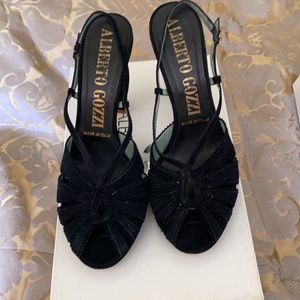 Italian Suede platform shoes